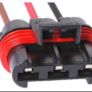 Chicote 3 vias fêmea Reparo eletro ventilador fio 4.0 mm