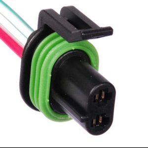 Chicote 2 vias fêmea Reparo farol de milha/ com trava lateral- lâmpada h3