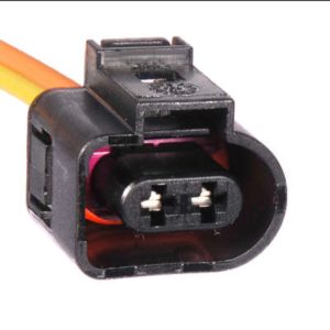 Chicote 2 vias fêmea Farol de milha/ direção hidráulica/sensor temperatura da água /compressor ar condicionado