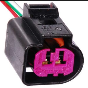 Chicote 2 vias fêmea Reparo alternador regulador de voltagem fio 2,5 mm