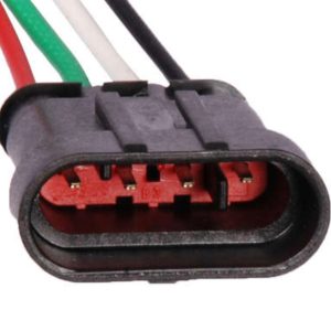 Chicote 4 vias fêmea Atuador macha lenta/ magneti Marelli/ medidor bomba combustível lanternas