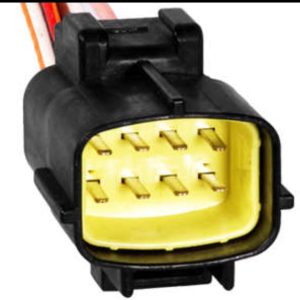 Chicote 8 vias macho Reparo injeção eletrônica