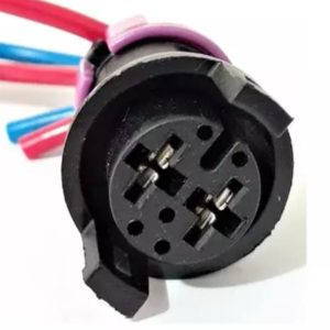 Chicote 2 vias fêmea Reparo pisca / eletro ventilador fio 4,0 mm
