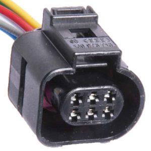 Chicote 6 vias femea Corpo da borboleta eletrônica/ up- motor trava elétrica