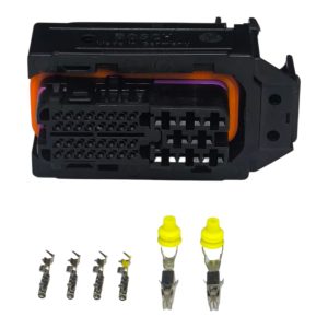 KIT CONECTOR 40 VIAS FEMEA REPARO MODULO INJEÇAO ELETRONICA / LUZ IVECO / INTERNO BOMBA DENOXTRONIC 2.1 VOLVO