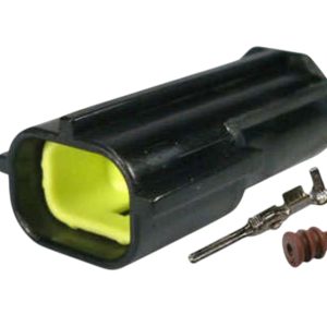 Kit Conector 2 Vias Macho Reparo Alto Falante