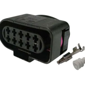 KIT CONECTOR 10 VIAS FEMEA REPARO FAROL  / VW/VOLVO/MARCOPOLO/VOLARY