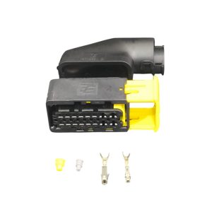 Kit Conector 16 vias femea reparo modulo suspençao LC4 SCANIA/ farol auxiliar volvo