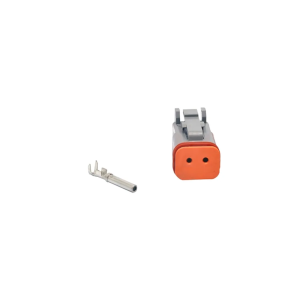 KIT CONECTOR 2 VIAS FEMEA CAMINHAO / ONIBUS/ AGRICOLA