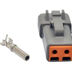 KIT CONECTOR 2 VIAS FEMEA REPARO DEUTSCH MODULO CM 2150 / MOTOR KOMATSU