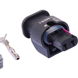 KIT CONECTOR 2 VIAS FÊMEA REPARO VALVULA DE FREIO/SOLENÓIDE/ ARLA/ BICO INJETOR