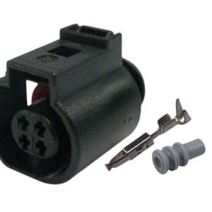 KIT CONECTOR  4 VIAS FEMEA TEMPERATURA /CILINDRO MESTRE/FAROL AUXILIAR /AUDI/VW/VOLVO FHKIT CONECTOR  4 VIAS FEMEA TEMPERATURA /CILINDRO MESTRE/FAROL AUXILIAR /AUDI/VW/VOLVO FH