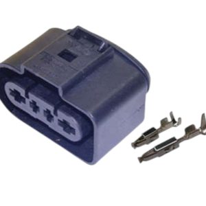KIT CONECTOR 4 VIAS FEMEA FLANGE BOMBA DE COMBUSTIVEL /AUDI /JEEP/ VW