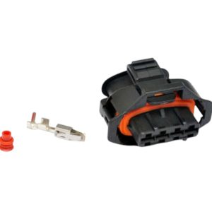 KIT CONECTOR 4 VIAS FEMEA BOBINA/ SENSOR MAP/PEDAL ACELERADOR/ FANGE FIAT/GM/HYUNDAI