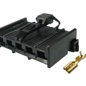 KIT CONECTOR  5 VIAS FEMEA RESISTENCIA AR CONDICIONADO FIAT/ VW
