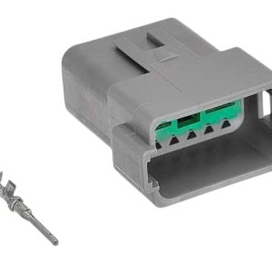 KIT CONECTOR 12 VIAS MACHO  AGRICOLA / CAMINHAO ONIBUS