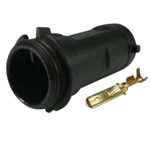 KIT CONECTOR 2 VIAS MACHO ELETROVENTILADOR FIO 4, MM / VW POLO CLASSIC