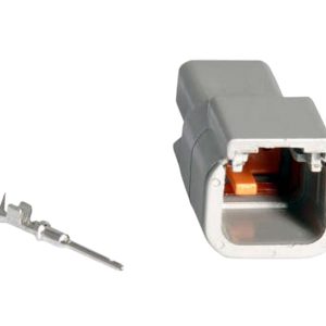 KIT CONECTOR 2 VIAS MACHO CAMINHAO / ONIBUS AGRICOLA DEUTSCH