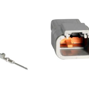 KIT CONECTOR 3 VIAS MACHO DEUTSCH AGRICOLA/CAMINAO / ONIBUS