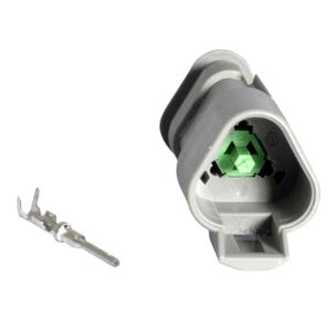 KIT CONECTOR  3 VIAS MACHO DEUTSCH  AGRICOLA/CAMINHAO / ONIBUS