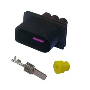 KIT CONECTOR 3 VIA MACHO ELETROVENTILADOR / ARREFECIMENTO SEAT/TOYOTA/VW FIO 4,MM