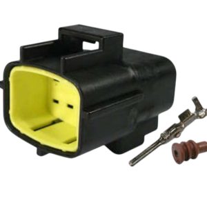 KIT CONECTOR 8 VIAS MACHO REPARO INJEÇÃO ELETRONICA