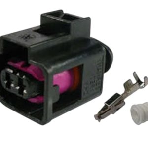 KIT CONECTOR 2 VIAS FEMEA VW AMAROK GOL  VOYAGE  REPARO REGULADO DE VOLTAGEM FIO 2,5 MM