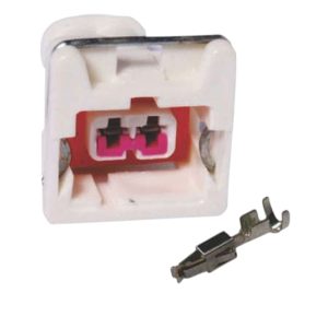 KIT CONECTOR 2 VIAS FEMEA FIAT/ FORD/  REPARO BUZINA SENSOR DE ROTACAO