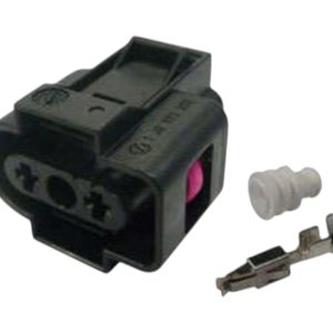 KIT CONECTOR  2 VIAS FEMEA RESERVATORIO AGUA /E ARREFECIMENTO  VW