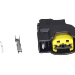 KIT CONECTOR 2 VIAS FEMEA BOBINA DE IGINIÇAO  HYUNDAI / KIA