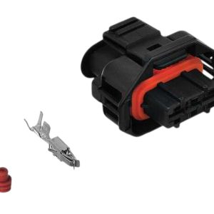 KIT CONECTOR 3 VIAS FEMEA SENSOR DE FASE /BOBINA YR4 / /OLEO / AGRALE  /VW/GM/ MB/VOLVO