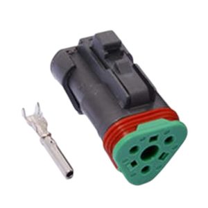 KIT CONECTOR 3 VIAS FEMEA AGRICOLA /CAMINHAO / ONIBUS DEUTSCH