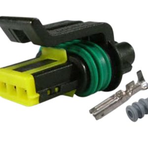 KIT CONECTOR 3 VIAS FEMEA  MAGNETI MARELLI BORBOLETA /TPS  VW