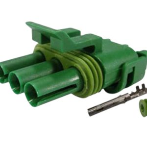 KIT CONECTOR CHICOTE 3 VIAS FEMEA SENSOR PRESSÃO / COLETOR MAP GM