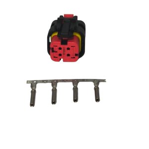KIT CONECTOR  4 VIAS FEMEA AGRICOLA TRATORES
