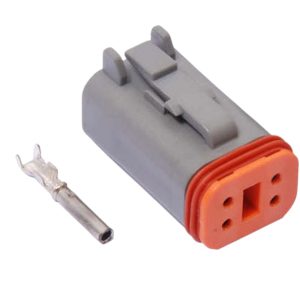 KIT CONECTOR  4 VIAS FEMEA AGRICOLA /CAMINHAO /ONIBUS DEUSTCH