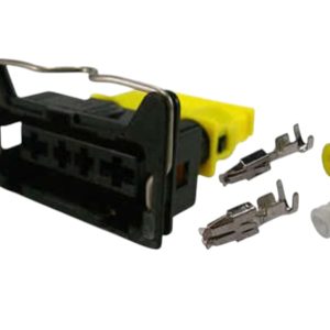 KIT CONECTOR 4 VIAS FEMEA  BOMBA DE COMBUSTIVEL CHEVROLET/ GM/VW