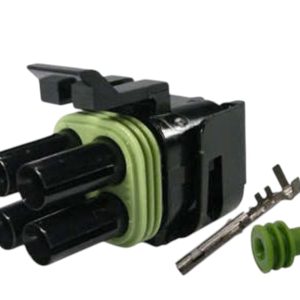 KIT CONECTOR 4 VIAS FEMEA REPARO RENAULT