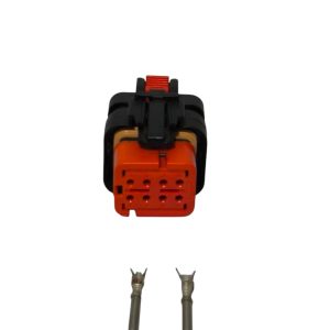 KIT CONECTOR  8 VIAS FEMEA TRATORES /MAQUINAS AGRICOLAS