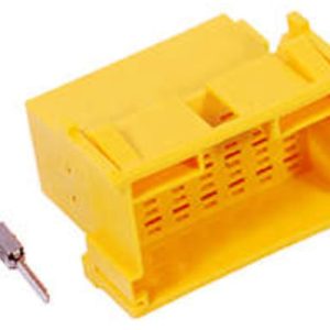KIT CONECTOR 21 VIAS MACHO DIAGNOSTICO  SCANIA / MB  (AMARELO)