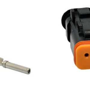 KIT CONECTOR 2 VIAS MACHO AGRALE / SENSOR TEMPERATURA /CAMINHAO /ONIBUS / AGRICOLA