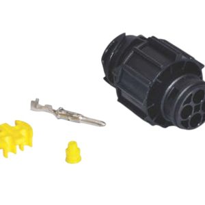 KIT CONECTOR  4 VIAS MACHO R CHICOTE LINHA LEVE E PESADA