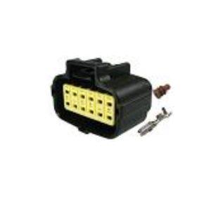 KIT CONECTOR  12 VIAS FEMEA REPARO FAROL SCANIA