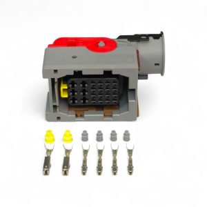 KIT CONECTOR  22 VIAS FEMEA VALVULA SOLENOIDE PWM   (CINZA)
