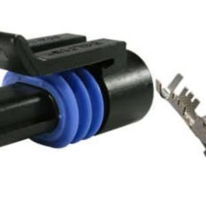 KIT CONECTOR  2 VIAS FEMEA SENSOR DE TEMPERATURA /  CAIXA EATON MODULO HEI / GM
