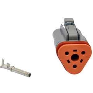 KIT CONECTOR 3 VIAS FEMEA AGRICOLA /CAMINHAO / ONIBUS