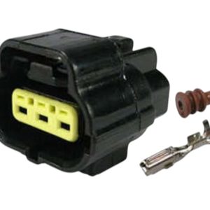 KIT CONECTOR CHICOTE 3 VIAS FEMEA BORBOLETA / TPS REGULADOR DE VOLTAGEM FORD/ GM/ VW