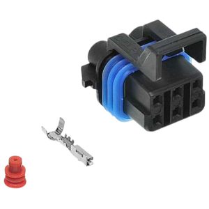 KIT CONECTOR  6 VIAS FEMEA FAROL / MB ACELLO 815C/915 C/ 1016