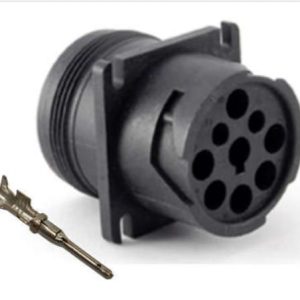 Kit Conector macho Reparo 9 Vias Diagnostico Ford Cargo