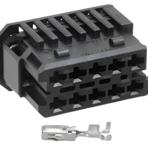 KIT CONECTOR 10 VIAS FEMEA REPARO PAINEL SCANIA VOLVO
